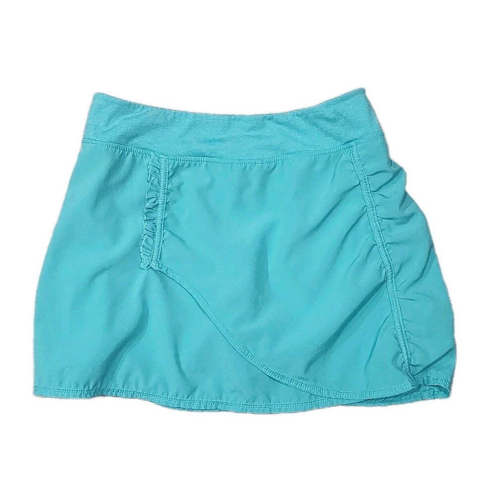 Kyodan Skirt Women's Green Athletic Skort Zipper Pockets Sizes Small